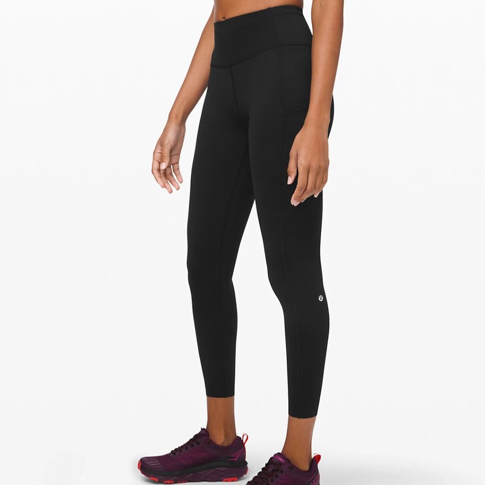 Lululemon Fast & Free 25" Non-Refl Nulux SZ 10 NWT